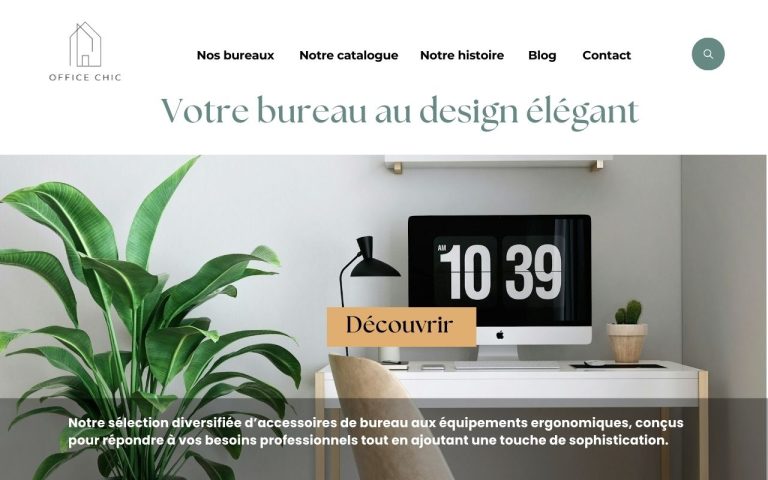 Office Chic - Site internet