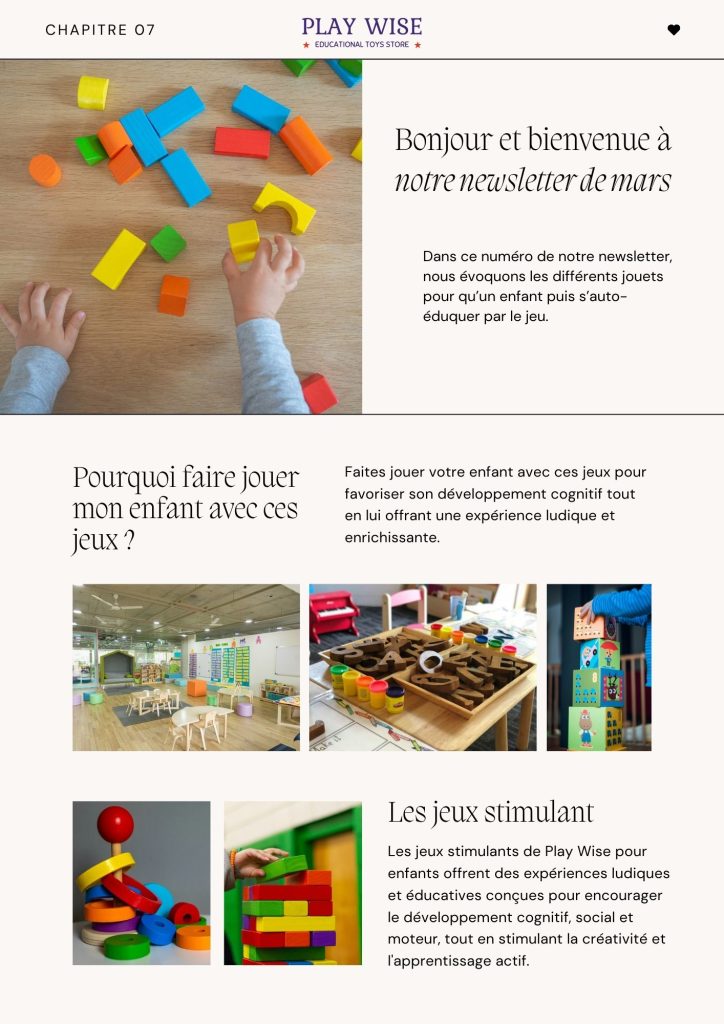 Play Wise - Newsletter